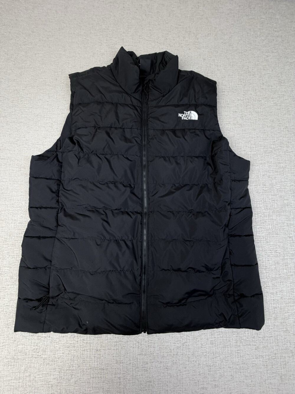 The North Face Men’s XL Black Down Insulated Puffer Vest Full Zip